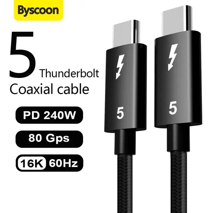 Câble Thunderbolt 5 USB-C vers