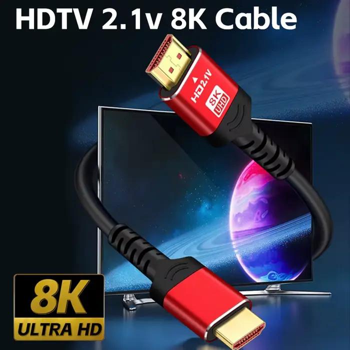 Haute Vitesse HDMI Câble 8K60HZ 48Gbps HDTV2.1V 4K 120HZ 3D TV Ordinateur Moniteur Projecteur PS Console De Jeu Audio Et Vidéo