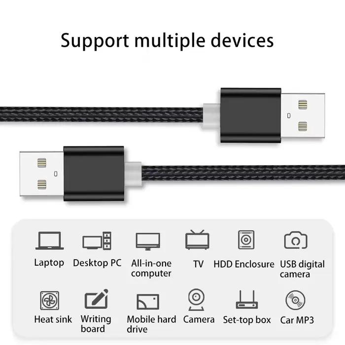 Kebiss USB vers USB câble d'extension Type A mâle