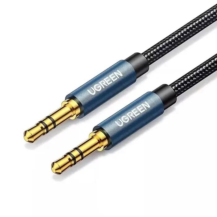 Ugreen câble Aux Jack Audio plaqué or 3.5MM ligne mâle pour iPhone voiture casque haut-parleur auxiliaire
