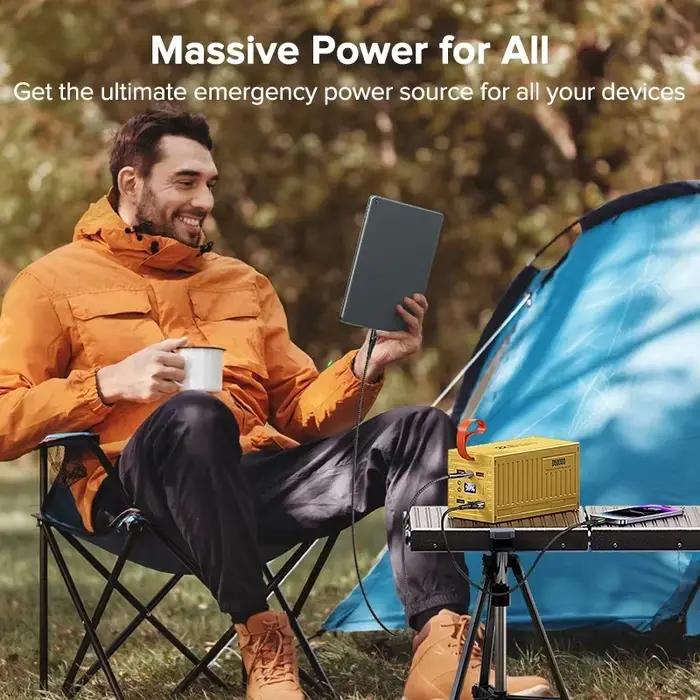 Batterie externe 60000 mAh PD22.5W QC3.0 avec affichage numérique et lampe de poche pour charge rapide de smartphones et tablettes