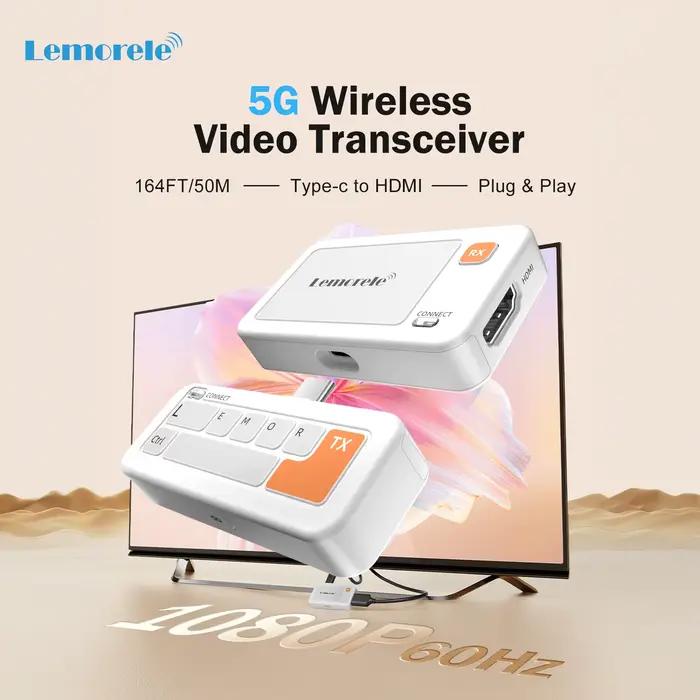 Lemorele – transmetteur et récepteur sans fil type-c vers HDMI