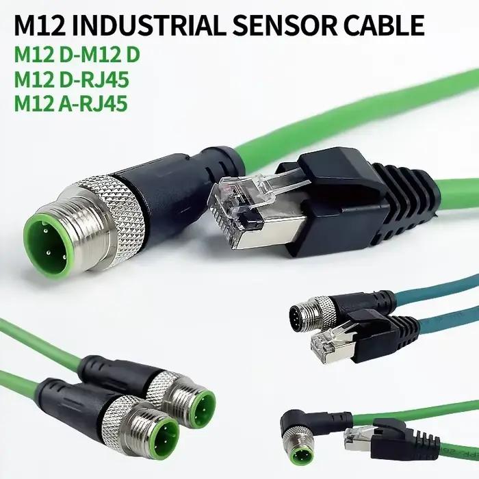 Câble de connecteur M12 à RJ45 M12
