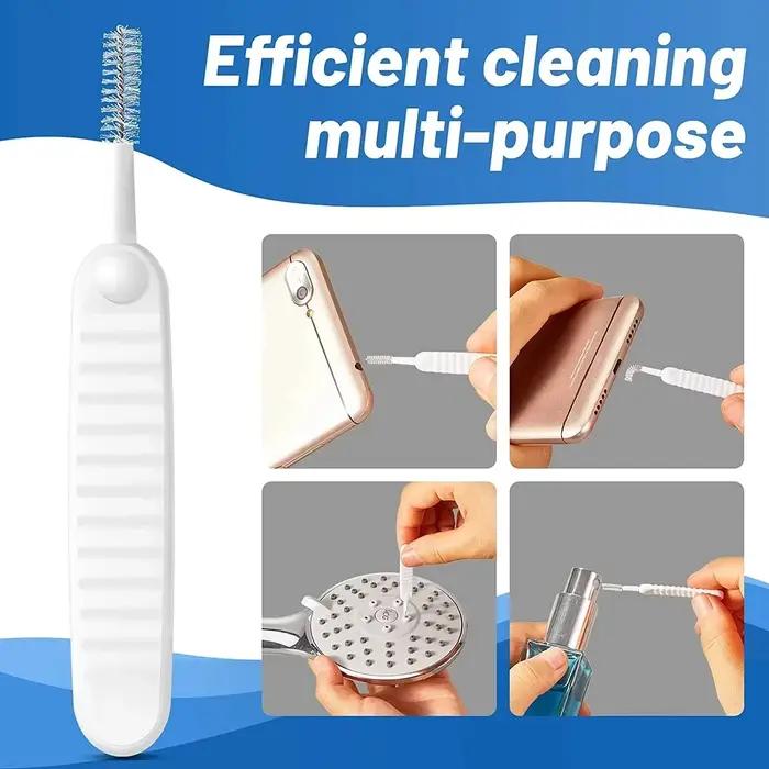 Kit de nettoyage bouchon anti-poussière pour port de chargement téléphone portable avec brosse pour iPhone Samsung Xiaomi iOS Type C occassions spéciales