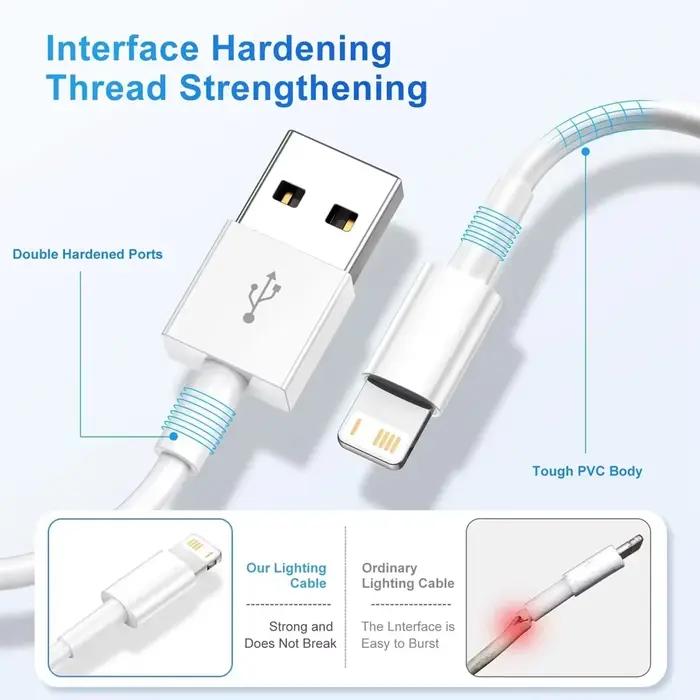 Câble de chargement USB A vers Lightning