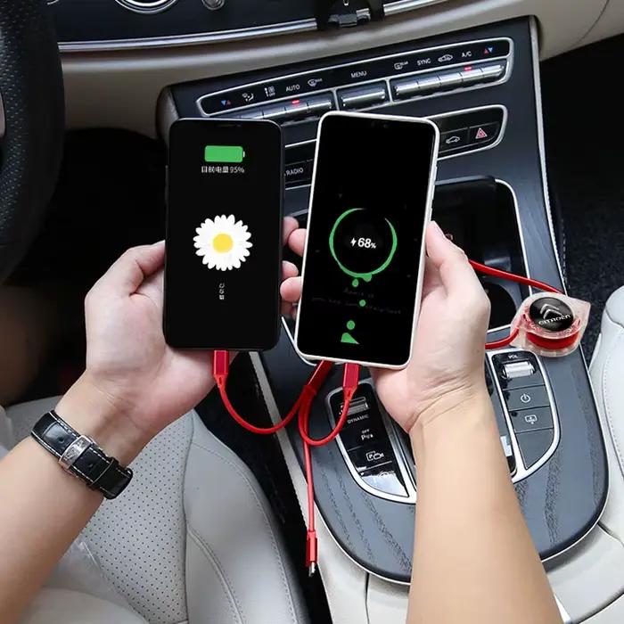 Câble de chargement Micro USB Type C 3 en 1