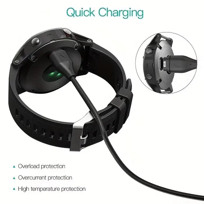 Câble de chargement de chargeur pour Garmin Fenix 5 5S 5X Plus 6 6S 6X Pro 7 7S 7X