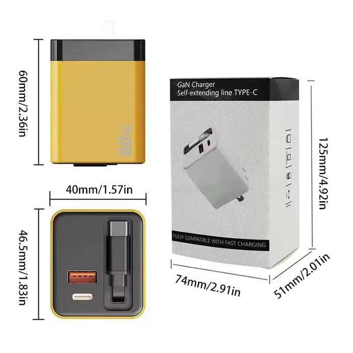 Tête de charge rapide GaN PD USB-C 120W