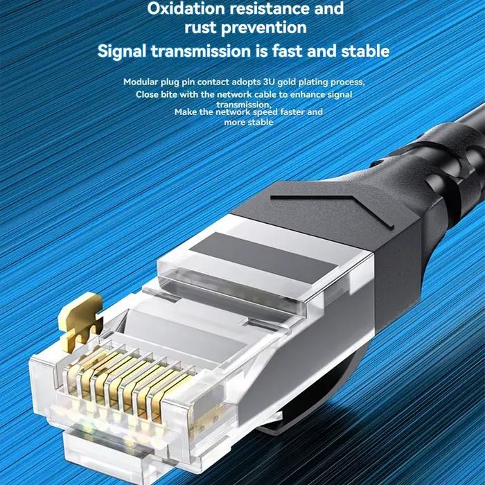 Câble Ethernet Cat6 Gigabit Haute Vitesse 1000 Mbps Pour Réseau Stable et Rapide Usage Ordinateur Portable Routeur PC PS5 Xbox