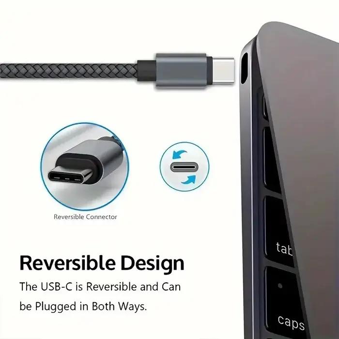 Câble de charge rapide USB-C en nylon certifié CE pour iPhone 15 16 Pro Max Samsung S24 Xiaomi OPPO smartphones et tablettes en blanc bleu rose violet noir longueurs 1 2 3 mètres