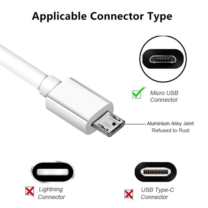 Câble de charge USB A vers Micro pour Android