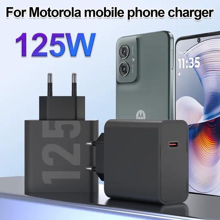 Chargeur ultra rapide Motorola 125W USB-C PD3.0 QC4.0 pour X50