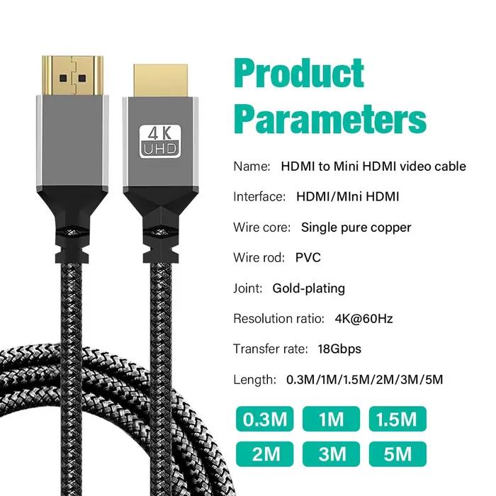 Câble MINI HDMI vers HDMI