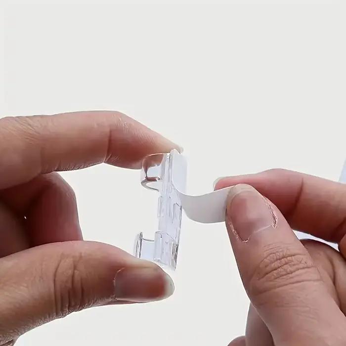 Clips de câbles en plastique Transparent