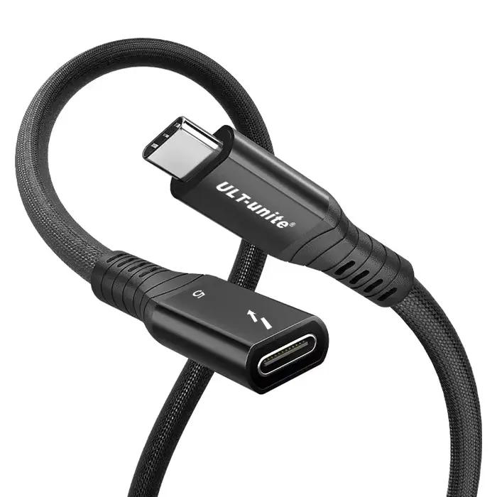 Câble d'extension Thunderbolt 5 240W 120Gbps pour charge rapide et transfert de données ultra-rapide ordinateur portable moniteur PC occasions professionnelles