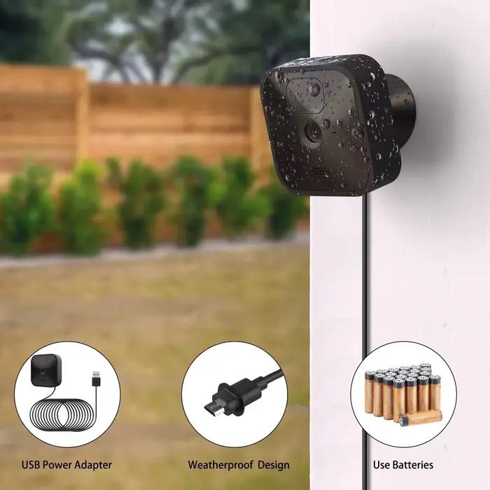 Câble de chargement extérieur résistant aux intempéries de 30 pieds/9 m pour le nouveau Blink