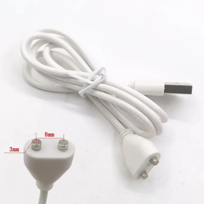 Câble magnétique LAJQTAO 2pin centre 5mm pour charge rapide et sûre des appareils intelligents et instruments de beauté occasions spéciales