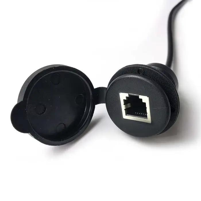 Câble RJ45 vers prise CAT6 pour châssis de contrôle industriel