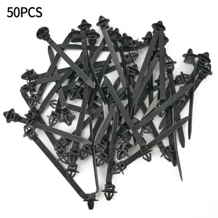 Attaches de câble noires en Nylon pour voiture