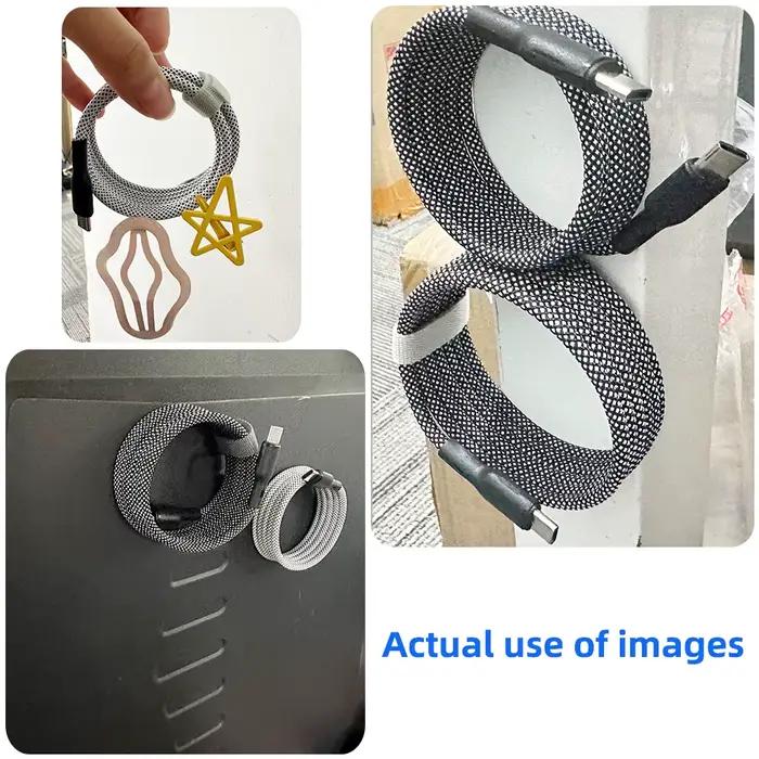 Câble magnétique USB Type C vers C 100W 60W