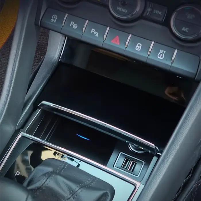 Chargeur sans fil pour voiture 15W Skoda Kodiak Kodiaq Karoq 2017-2022 LHD support de charge pour téléphone sans fil installation simple et efficace pour une conduite plus confortable