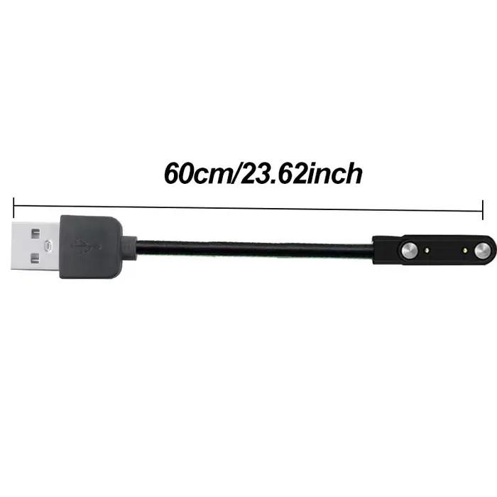 Chargeur USB pour montre intelligente Q12 / S12 / S2 / LT21 / LT25 / K9 / LT31 / K15 / T16 / Câble de chargement