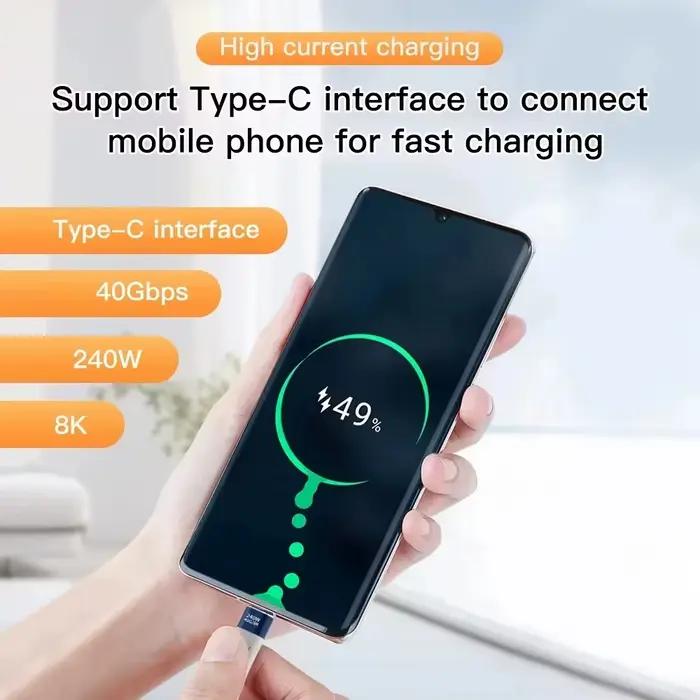 Câble de charge rapide Type-C vers Type-C 240W