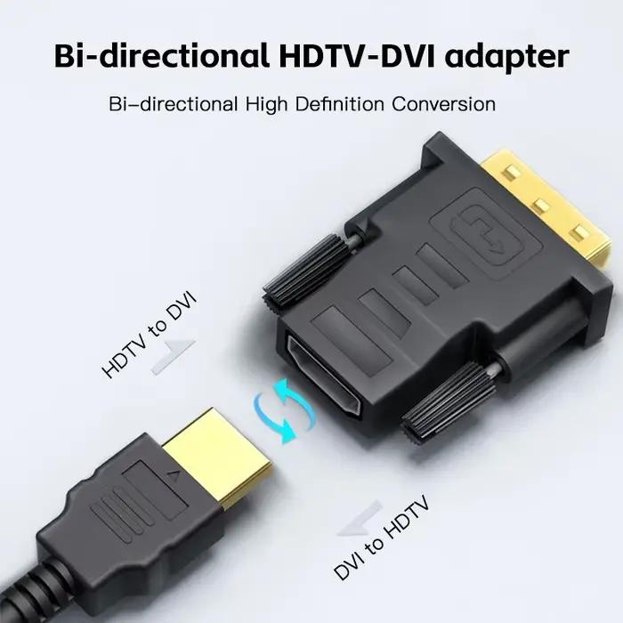 Adaptateur de câble 1080P DVI 24 + 1 vers HDTV