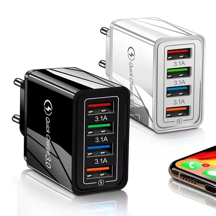 Chargeur USB multi-ports 3A avec prise EU/US