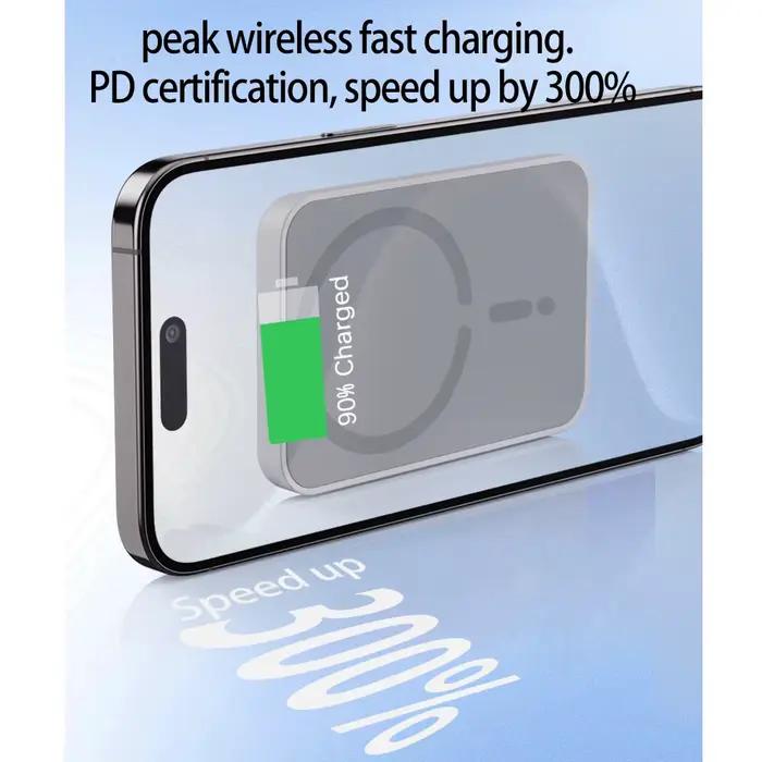 Support de téléphone magnétique sans fil pour voiture