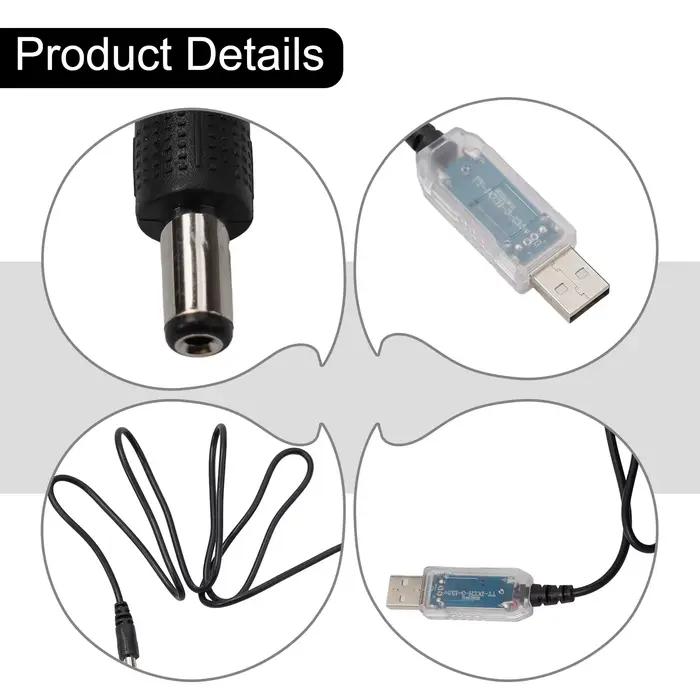 1pc câble de chargement pour voiture ménage aspirateur ST-6101 120W USB