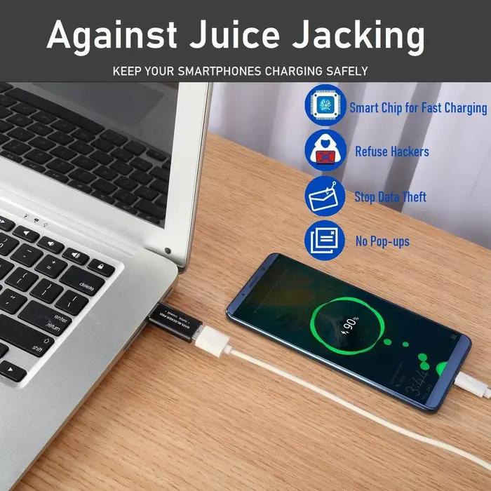 Bouclier USB Charge uniquement sans données Extension femelle adaptateur de chargeur USB bloqueur