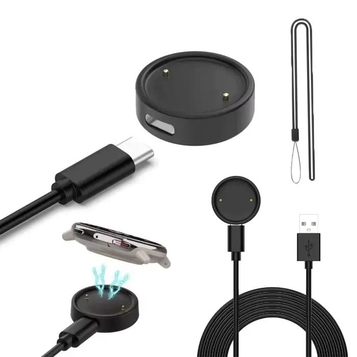 Chargeur de montre intelligente pour Amazfit Active2/Bip 6/GTR3/GTS3/GTR4/GTS4
