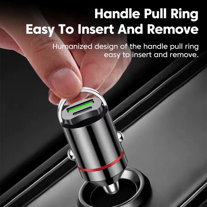 Chargeur de voiture USB + PD à double ports