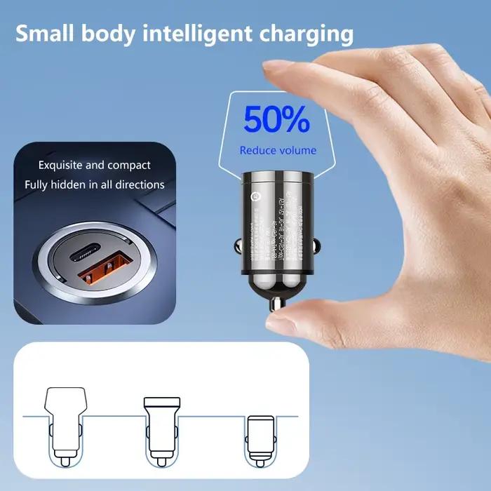 Chargeur de voiture 100W double Port adaptateur de Charge Super rapide