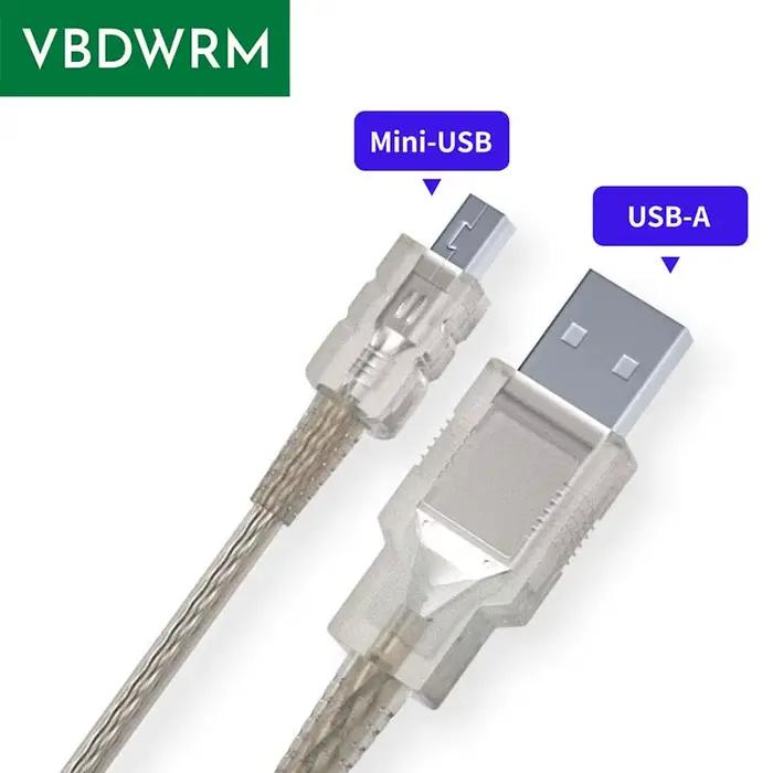 Mini câble USB 2.0 vers Mini-B à 5 broches