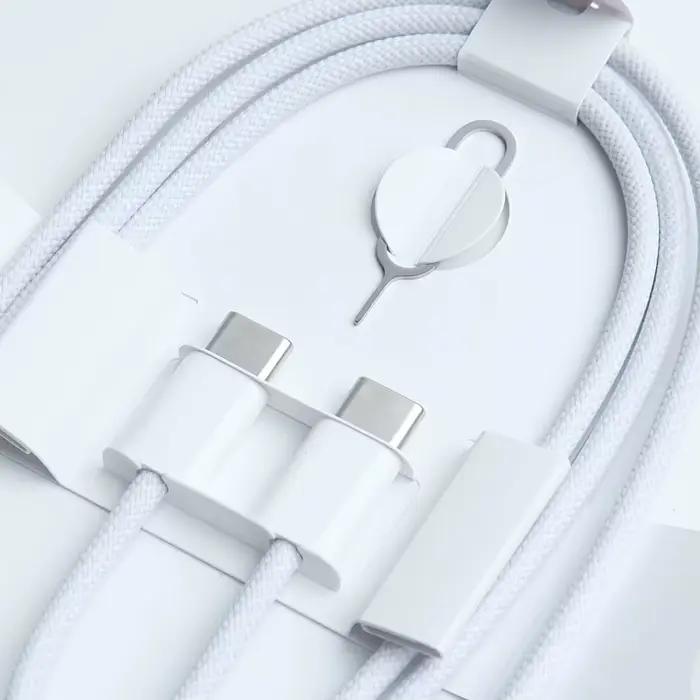 1/10/30 pièces câble de tissage Original 60W Type C pour Apple iPhone 16 15 14 13 17 Pro Max 17 Air USB-C charge rapide 1M câbles de téléphone