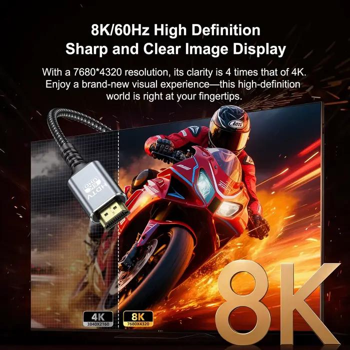 Câble HDMI 2.1 8K@60Hz