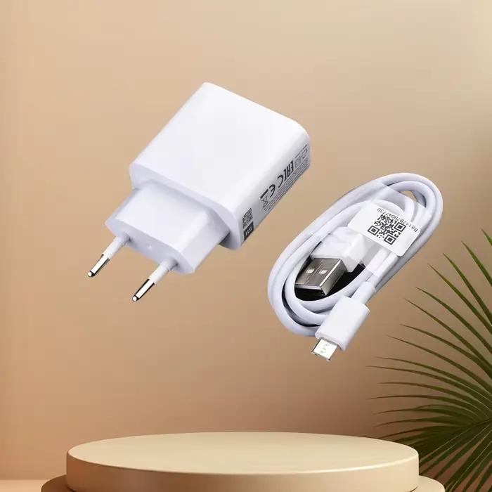 Chargeur d'Origine Xiaomi 10W 5V2A avec Câbles Micro USB et Type C pour Smartphones Xiaomi Occasions Spéciales