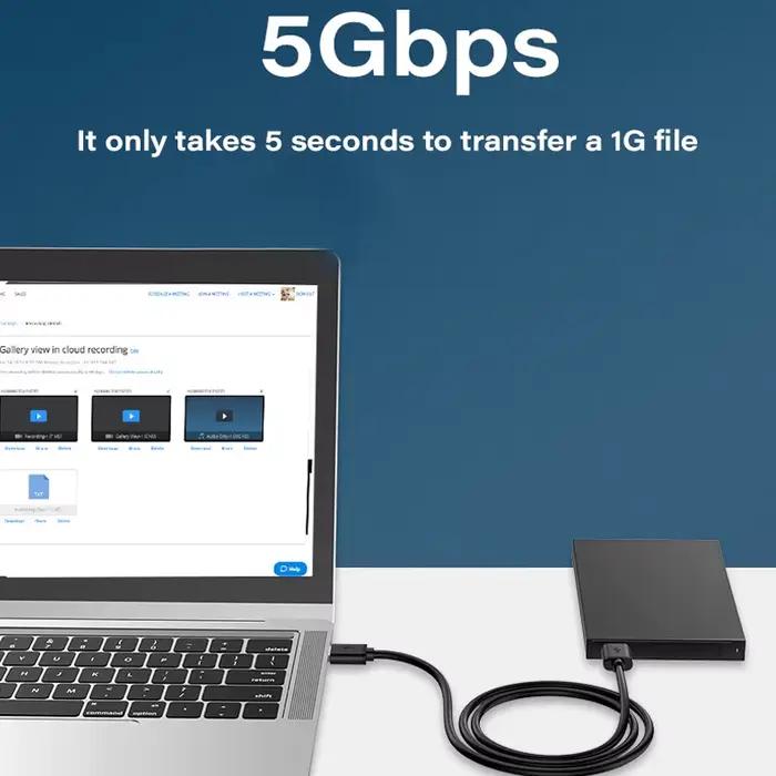 Câble d'extension USB 3.0 mâle vers mâle