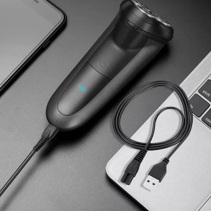 Câble de chargement USB pour appareils photo et rasoirs électriques Meridian chargeur de remplacement pour tondeuses électriques longueur 2mètres protection contre surtensions et surchauffes