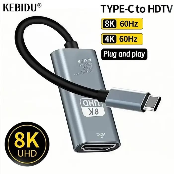 Câble USB C vers HDMI 8K 4K 60Hz 30Hz