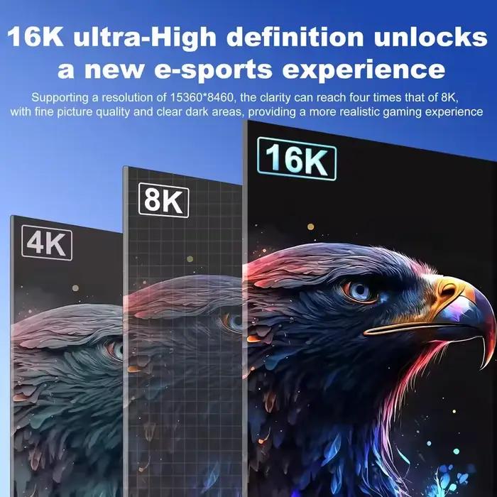 Câble HDMI 2.2 16K 96Gbps pour HDTV Ordinateur Portable Xbox PS5 Switch Haute Résolution Son Immersif Occasions Spéciales