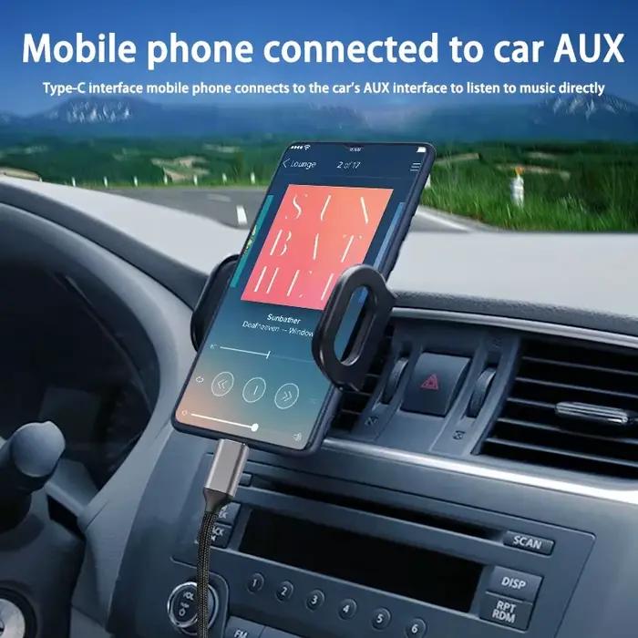 Câble audio AUX Type-C USB C vers prise jack 3