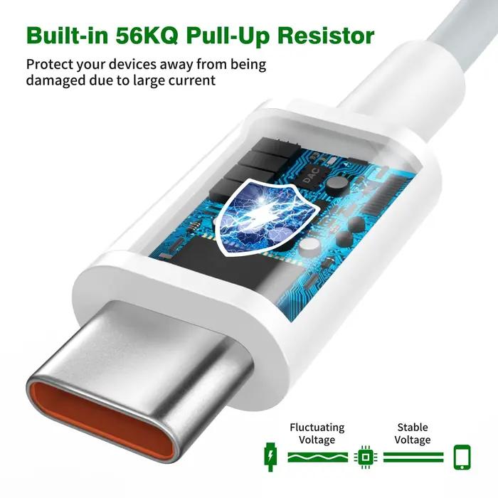 Câble de chargeur Xiaomi Original 120W 90W Usb Type C 6A Turbo Charge Wire pour Mi 17 Pro Max 14 13 Ultra Poco F8 F6 M6