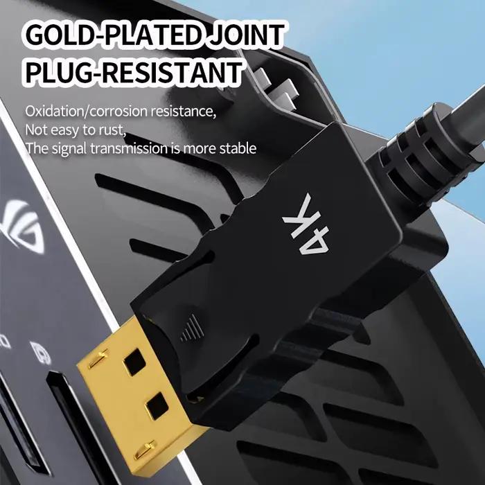 Câble Mini DP vers DP 4K 60Hz 2K 144Hz 1080P Displayport mâle à mâle