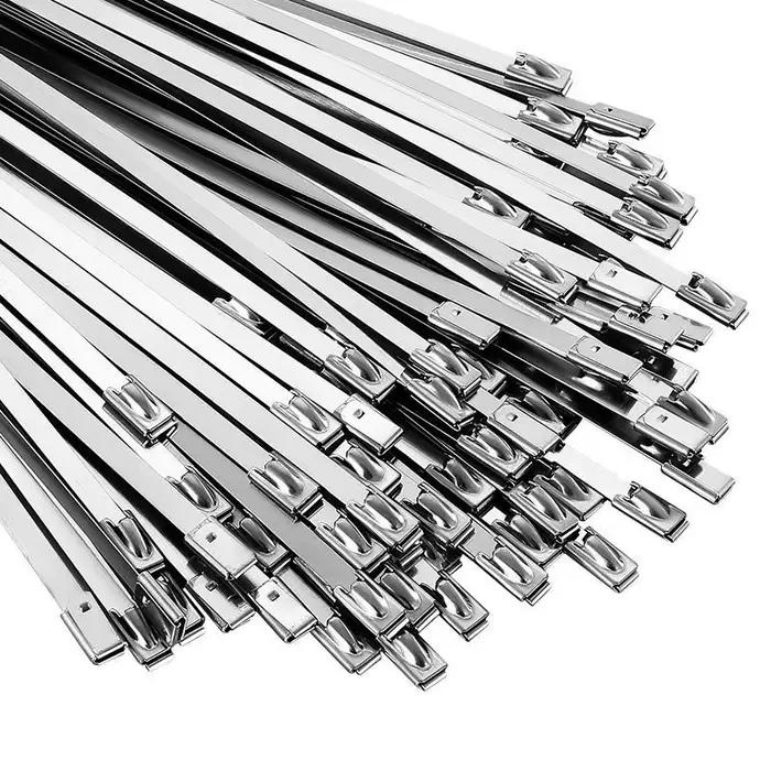 Attaches de câble autobloquantes en métal