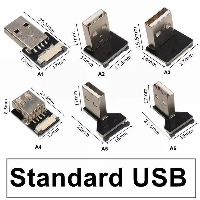 Connecteurs de prise Micro USB Type C