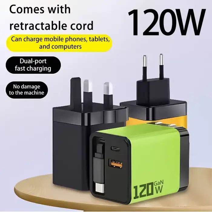 Tête de charge rapide GaN PD USB-C 120W