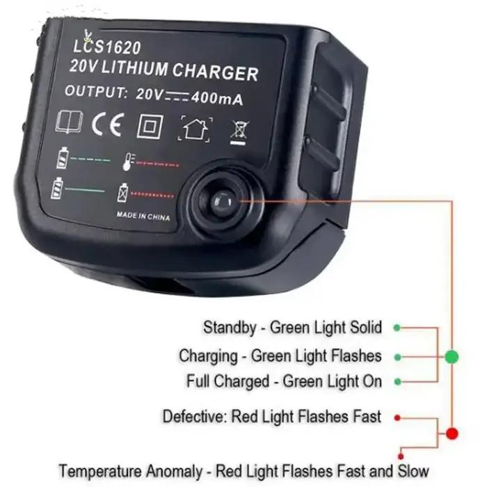 Chargeur de batterie au Lithium LCS1620